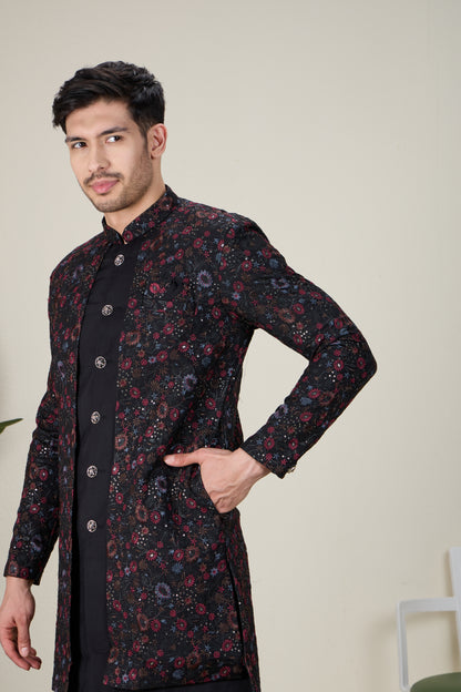 Mens Kurta Set With Jacket