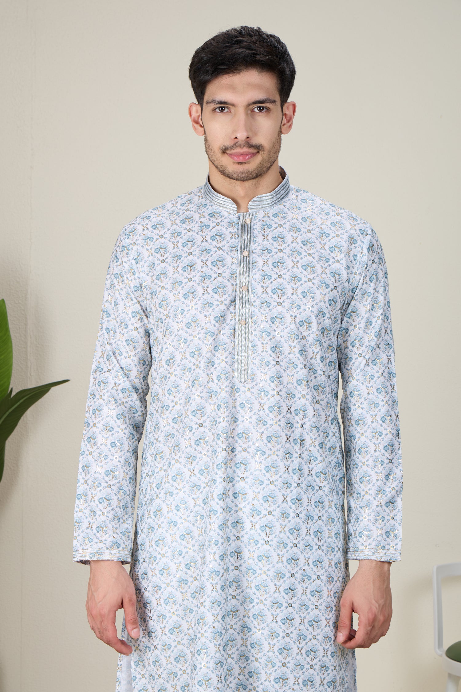Mens Silk Kurta Set