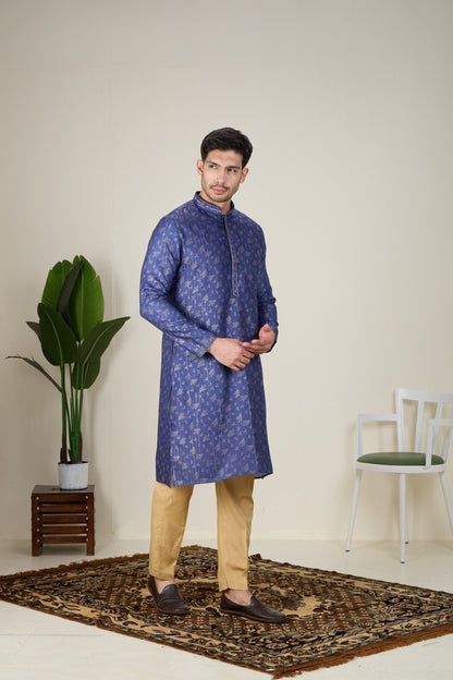 Mens Silk Kurta Set