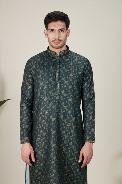 Mens Silk Kurta Set