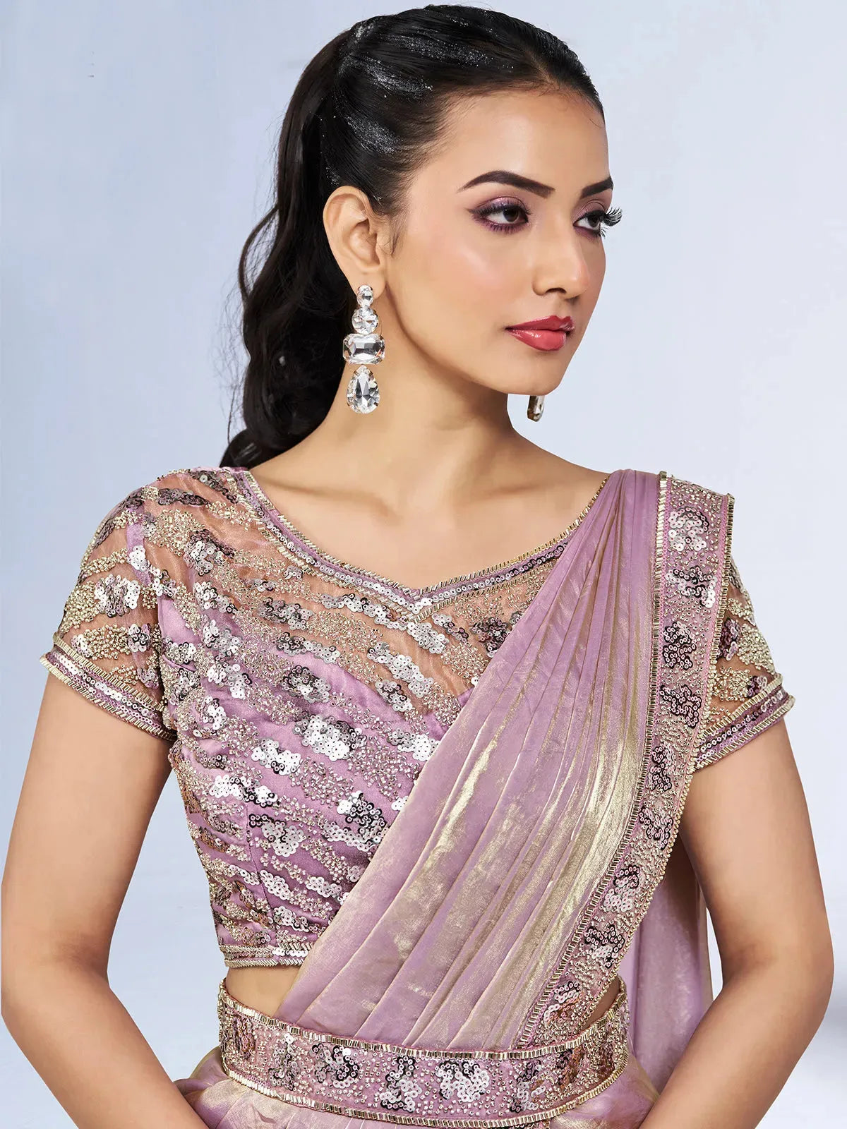 Meera Ready To Wear Choli Saree
