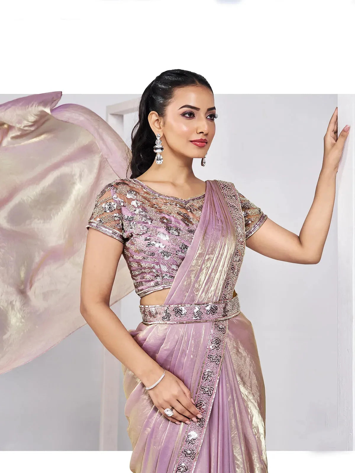Meera Ready To Wear Choli Saree