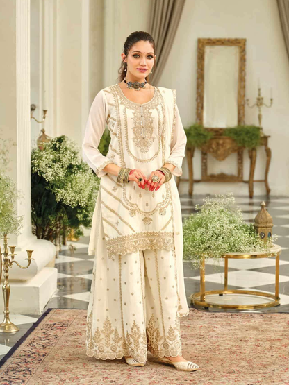 Leena Silk Palazzo Suit