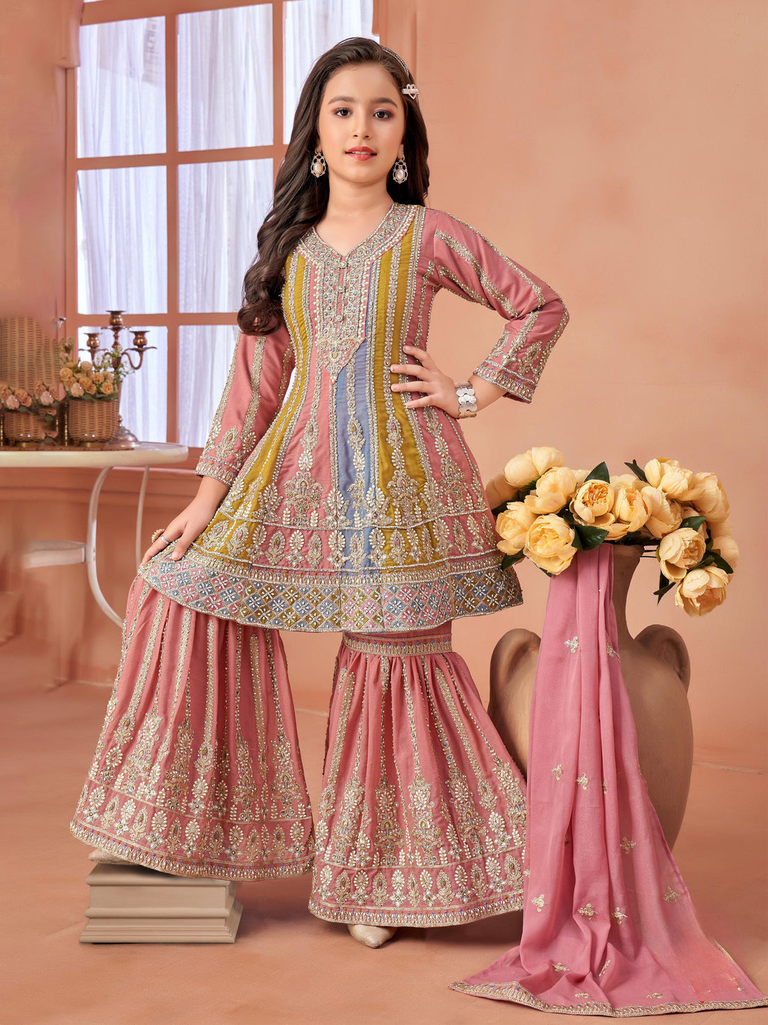 Ananya Palazzo Suit - Roop Darshan