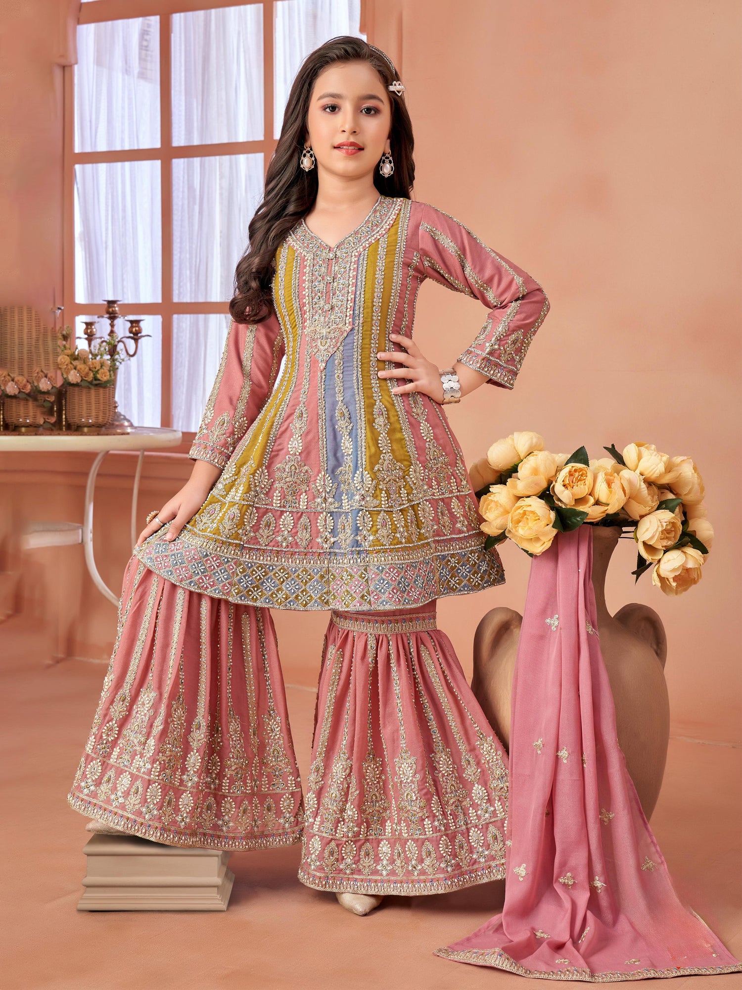 Ananya Palazzo Suit - Roop Darshan