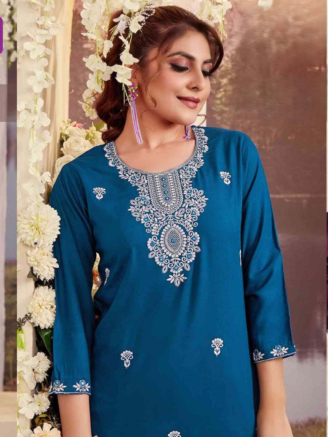 Kesar Short Kurti - Roop Darshan