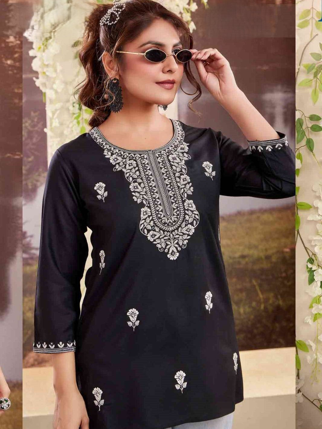 Kesar Short Kurti - Roop Darshan