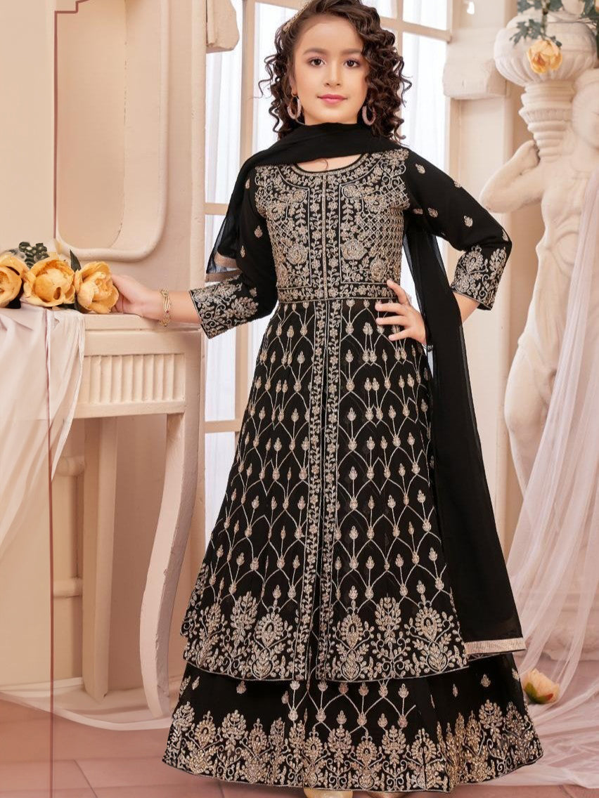 Vinita Long Top Lehenga Suit