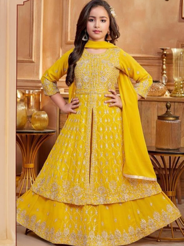 Vinita Long Top Lehenga Suit