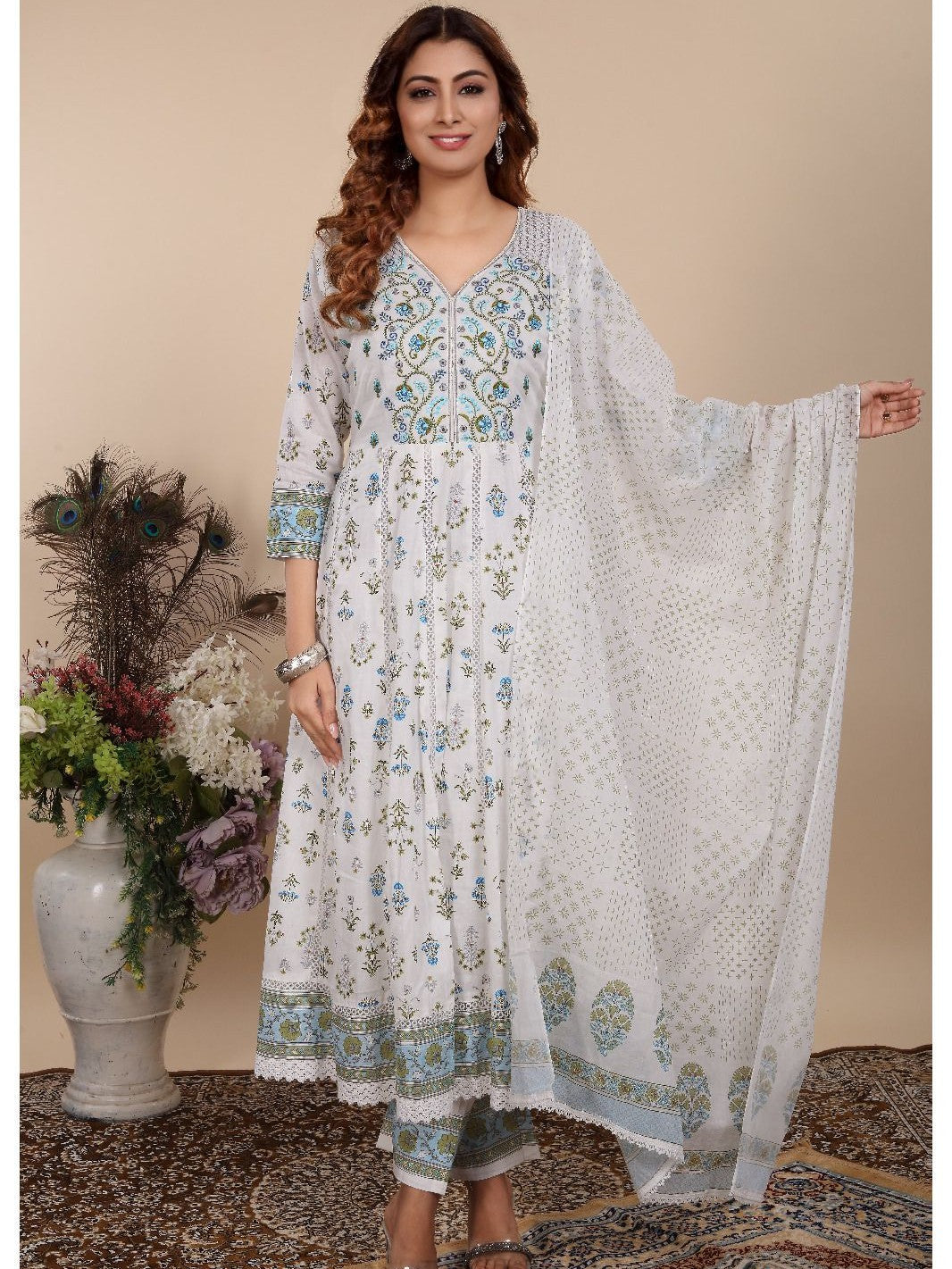 Neena Flair Suit - Roop Darshan