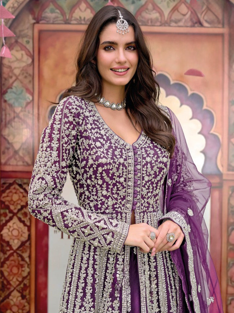 Sharmila Long Top Lehenga - Roop Darshan