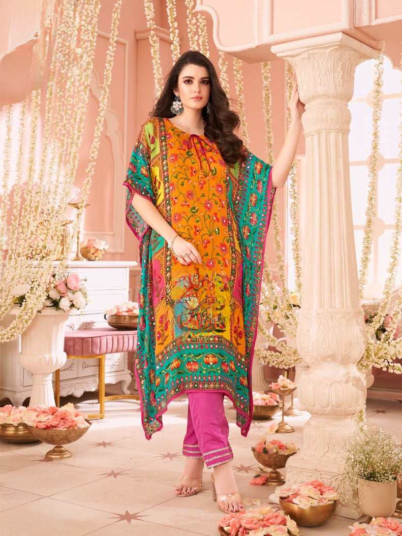 Farah Kaftan With Pant - Roop Darshan