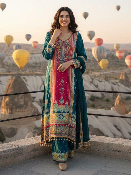 Kayra Palazzo Suit - Roop Darshan