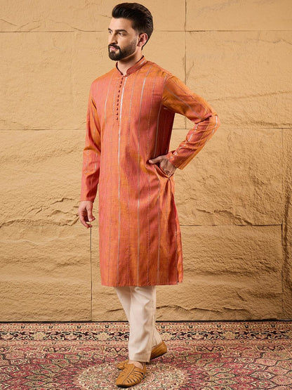 Sequin Silk Kurta