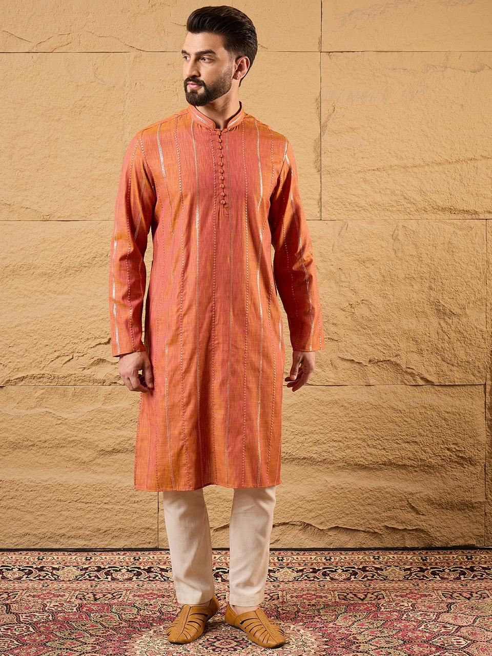 Sequin Silk Kurta