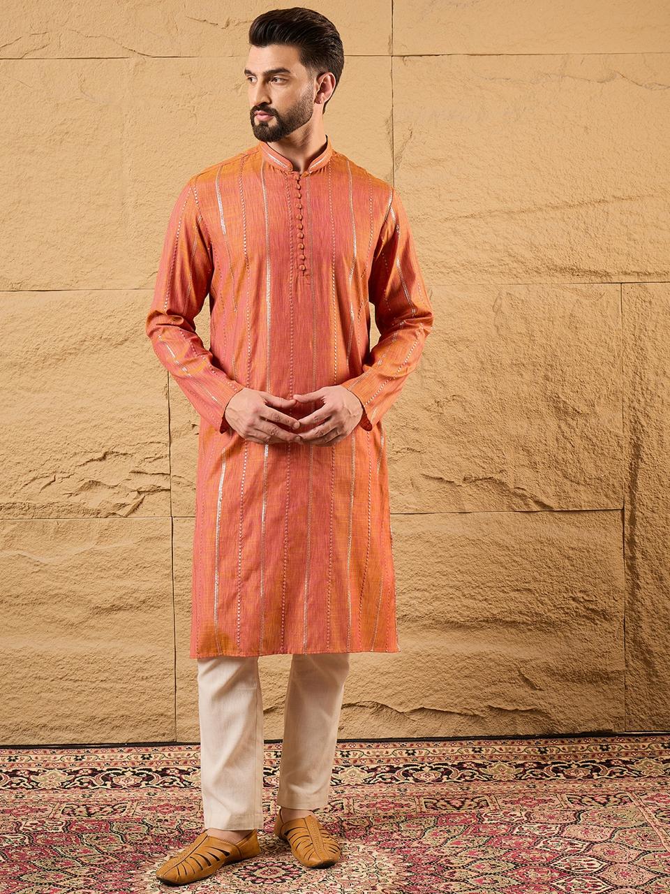 Sequin Silk Kurta