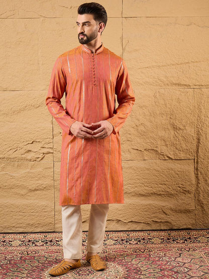 Sequin Silk Kurta