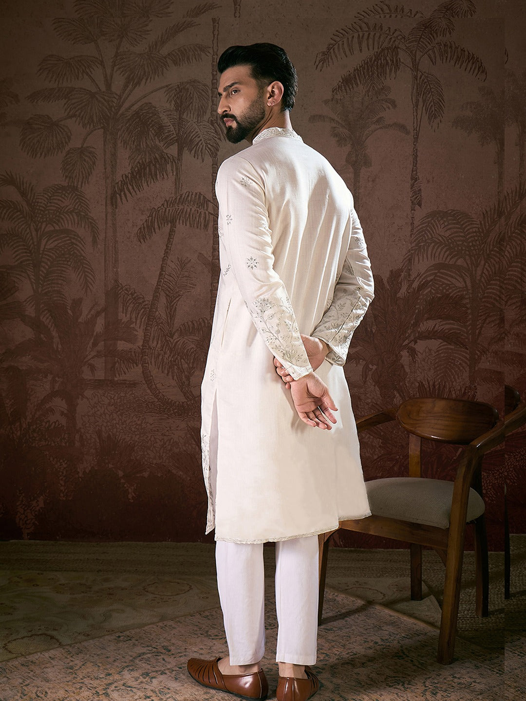 Resham Work Cotton Kurta