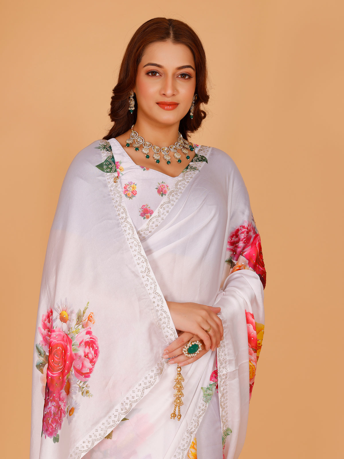 Mishka Silk Printed Saree