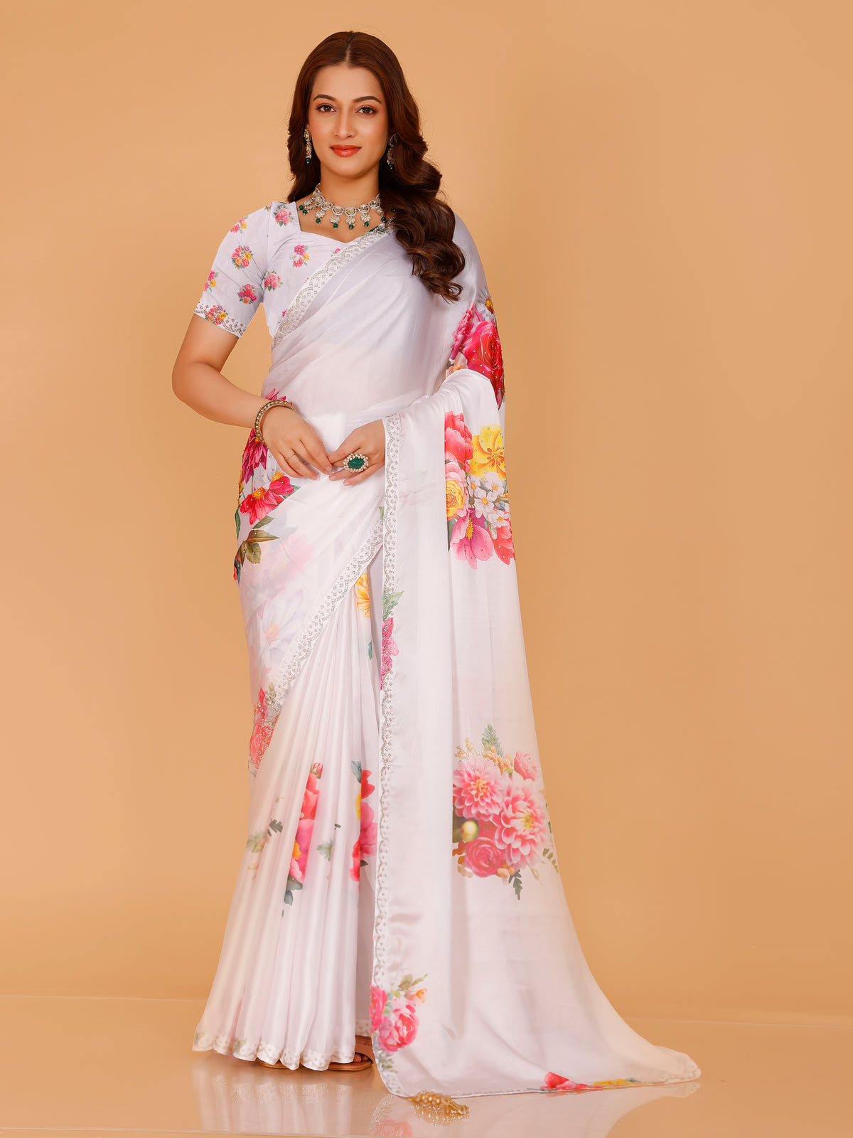 Mishka Silk Printed Saree