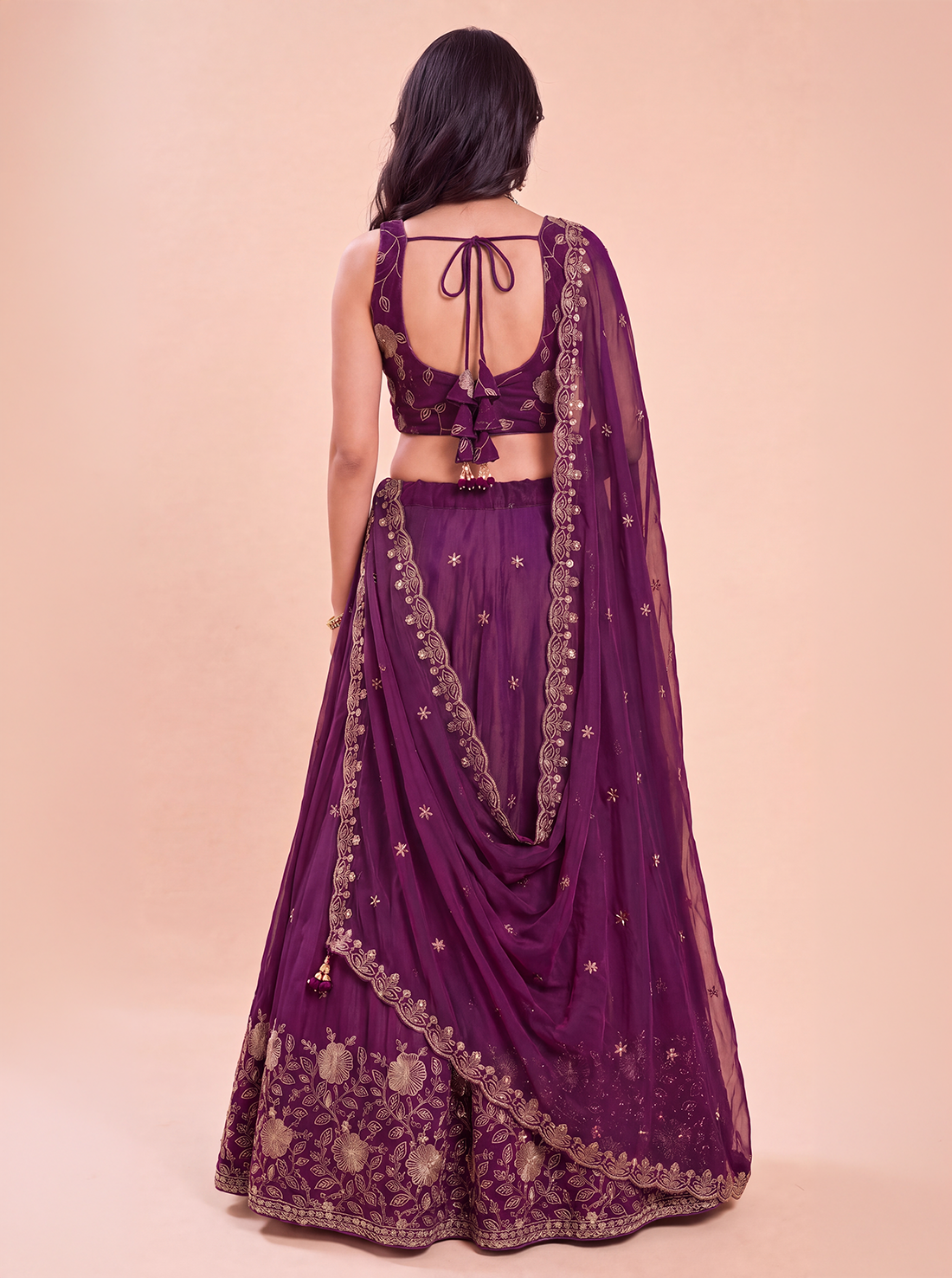 Tanvi Tissue Lehenga Set