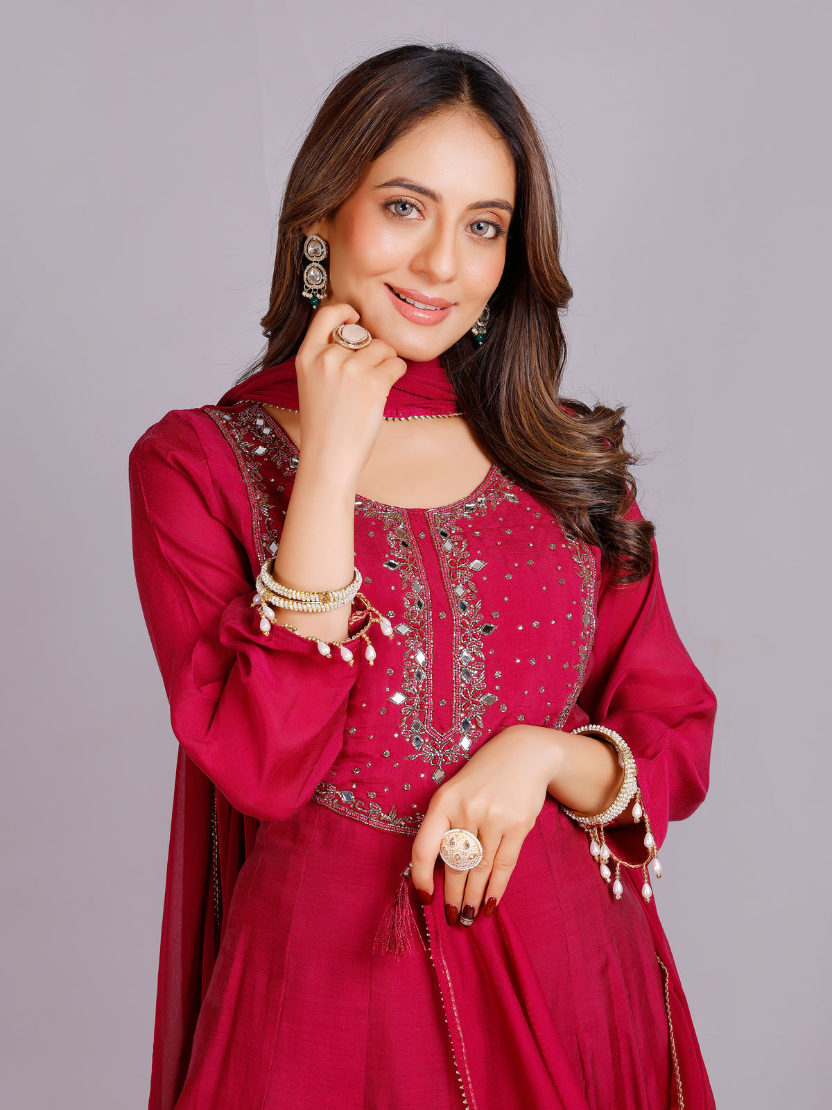 Ziya Silk Flair Suit