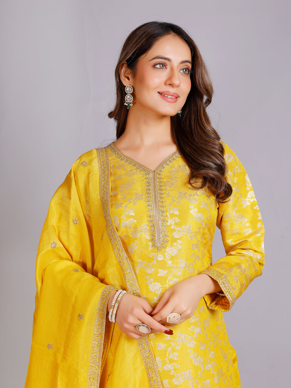 Disha Silk Straight Suit