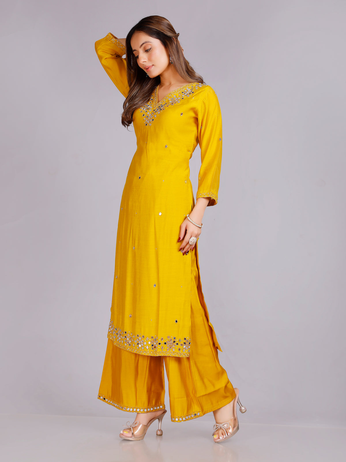 Twish Silk Mirror Kurti
