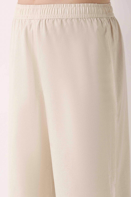 Ladies Cotton Palazzo Pant - Roop Darshan