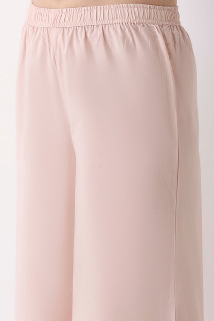 Cotton Flared Palazzo Pant - Roop Darshan