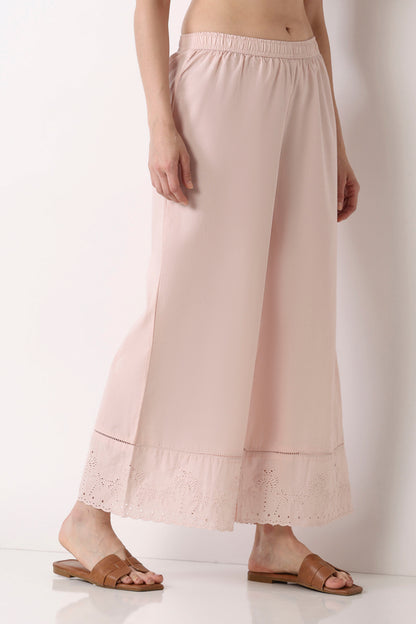 Cotton Flared Palazzo Pant - Roop Darshan