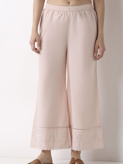 Cotton Flared Palazzo Pant - Roop Darshan