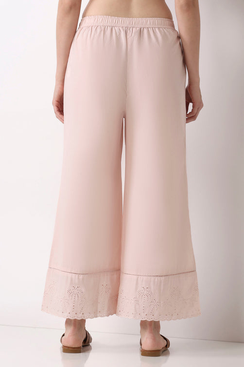 Cotton Flared Palazzo Pant - Roop Darshan