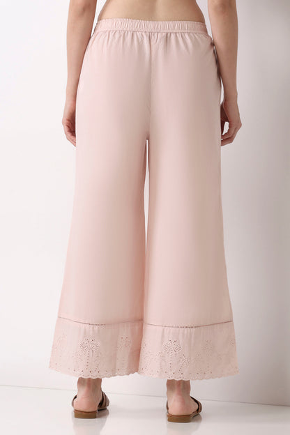 Cotton Flared Palazzo Pant - Roop Darshan