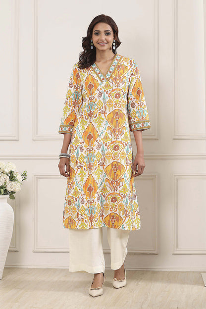 Biba Cotton Printed Kurti - Roop Darshan