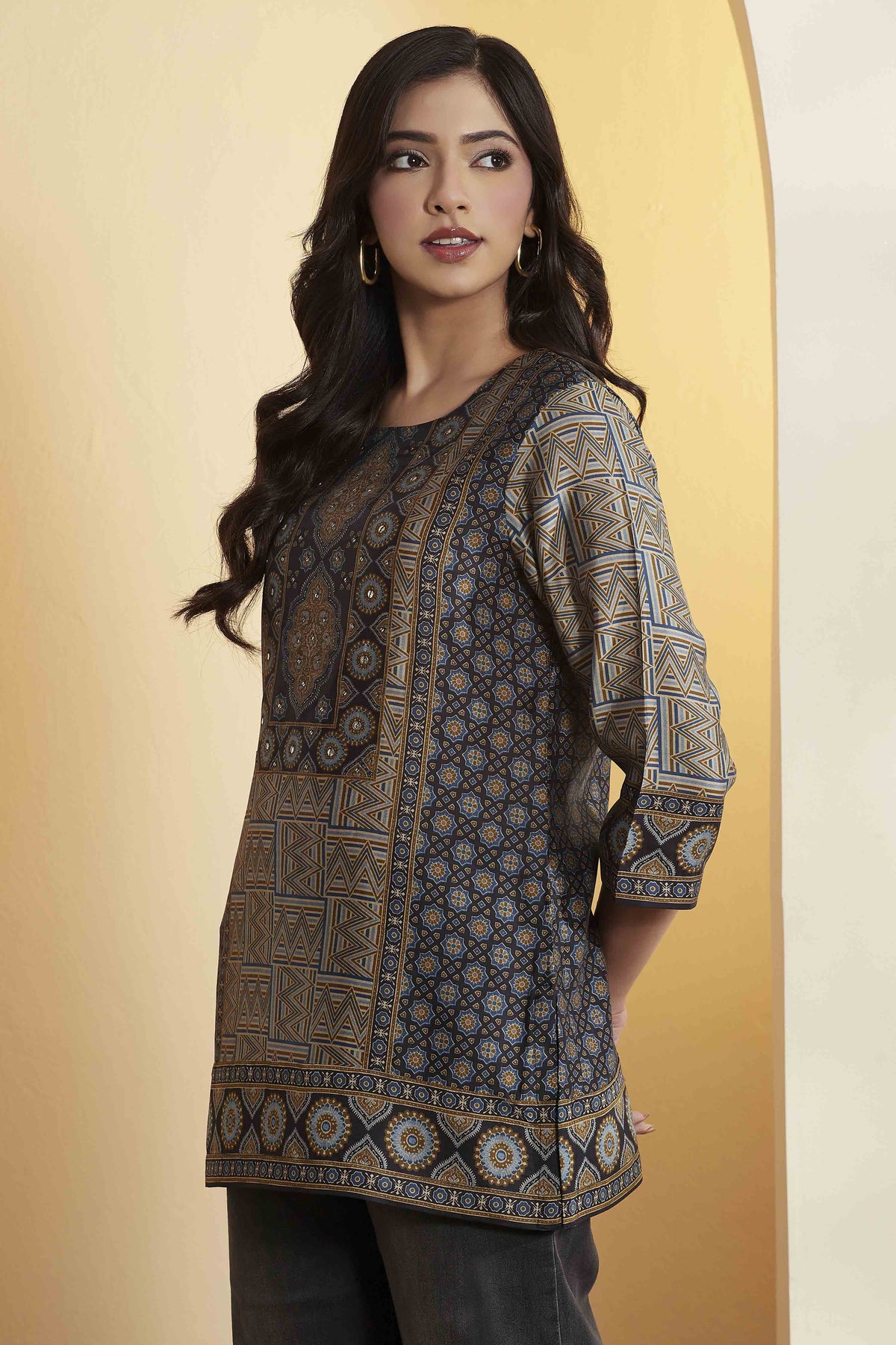 Biba Viscose Printed Kurti – Roop Darshan