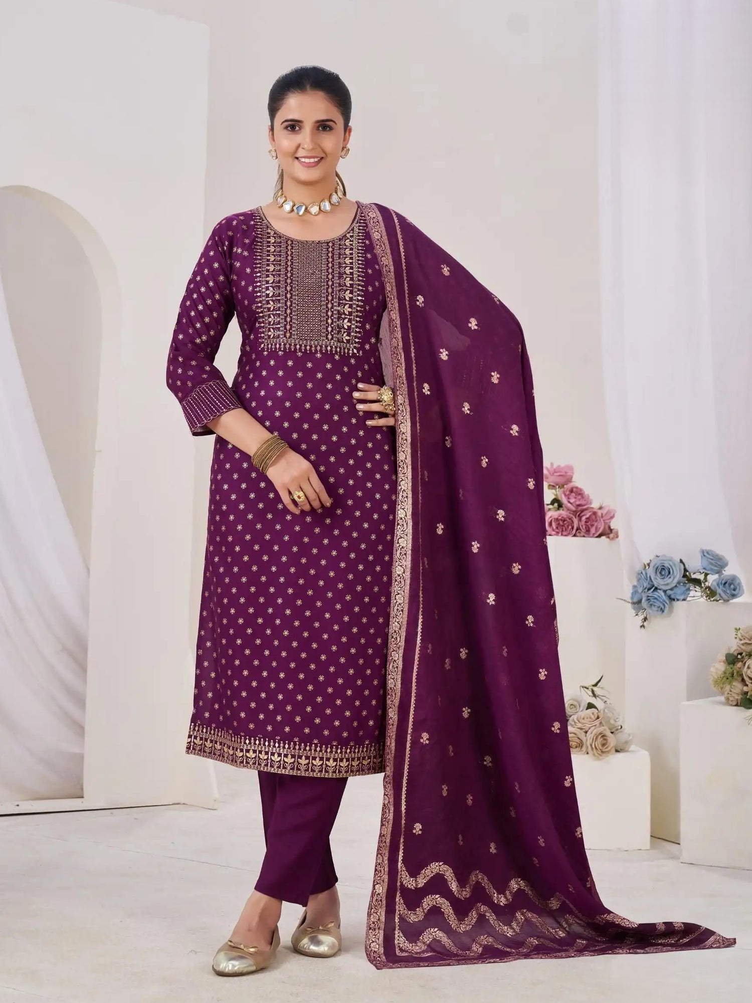 Ashika Kamiz &amp; Pant - Roop Darshan