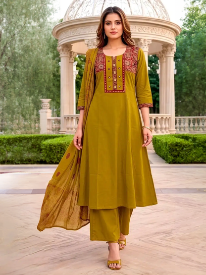 Giva Cotton Flair Suit