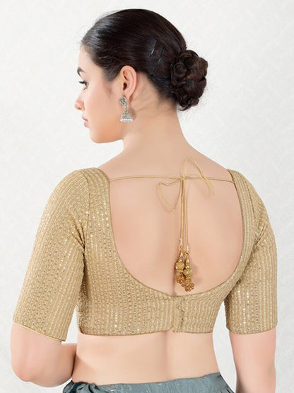 Sequence Embroidered Work Blouse - Roop Darshan