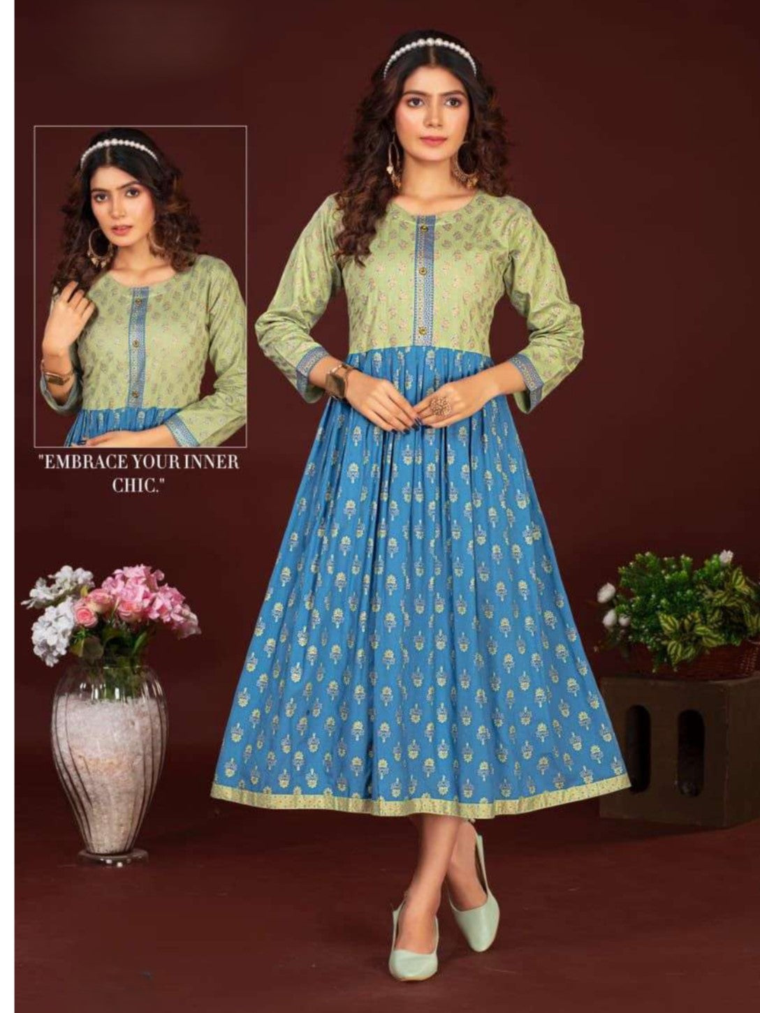 Maria Flair Kurti - Roop Darshan