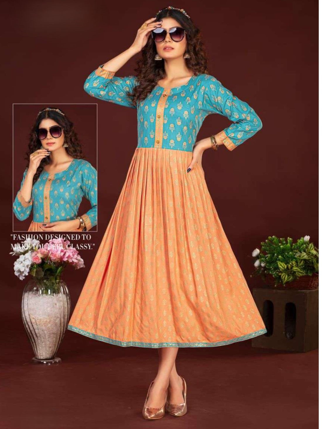 Maria Flair Kurti - Roop Darshan