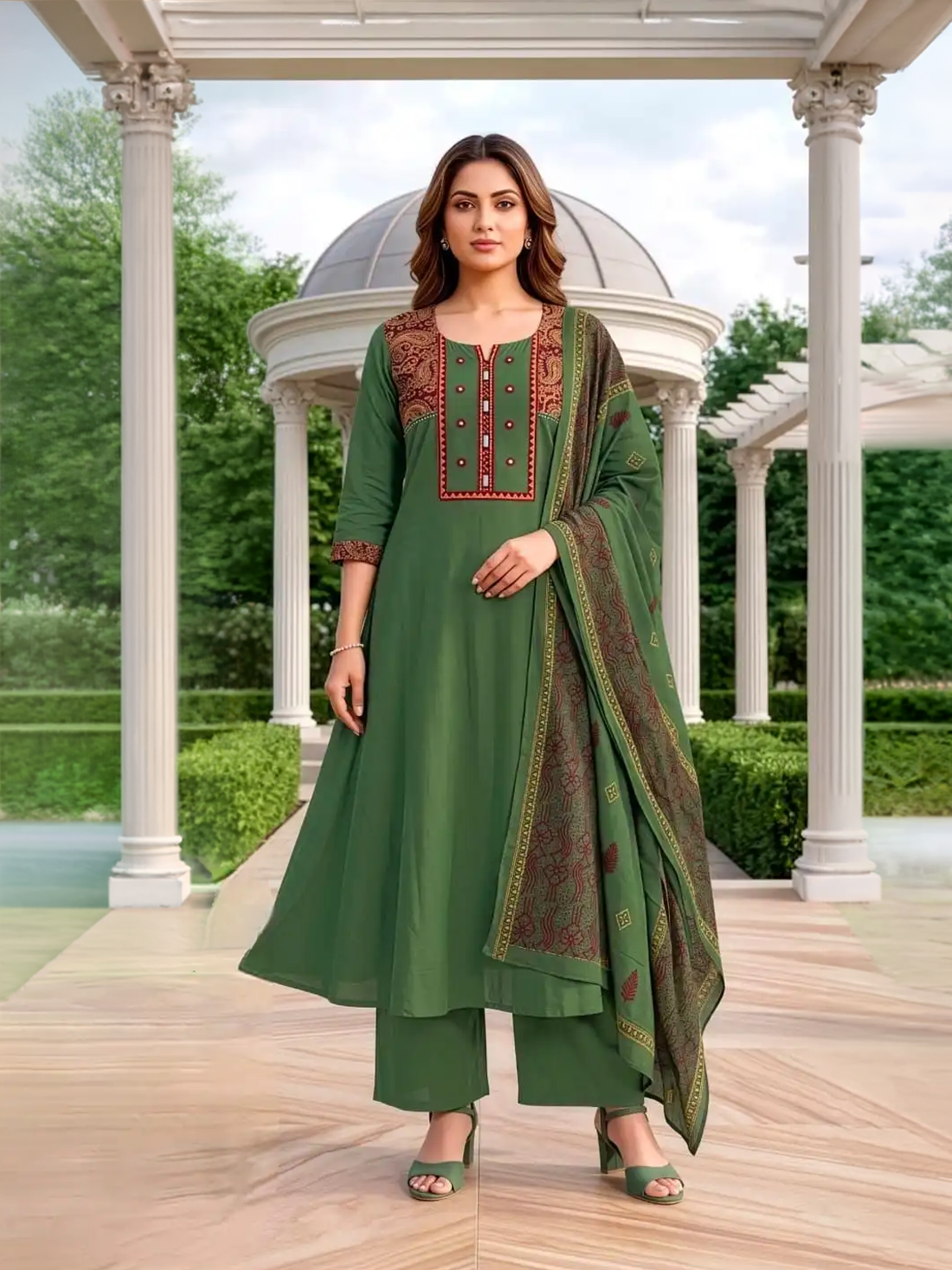 Giva Cotton Flair Suit