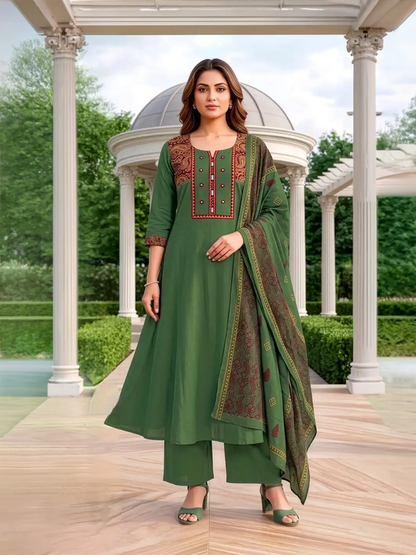 Giva Cotton Flair Suit