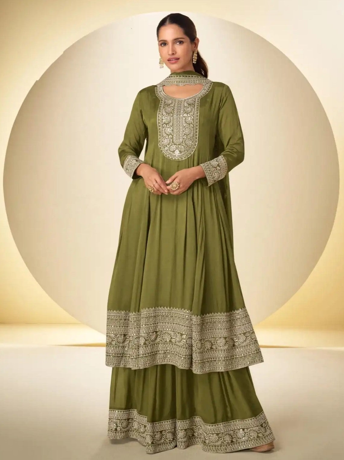 Neha Plazzo Suit - Roop Darshan