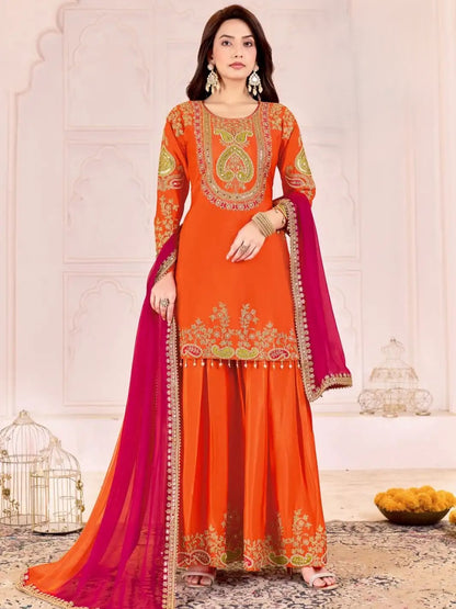 Zebba Palazzo Suit - Roop Darshan