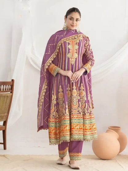 Ruhi Flair Suit - Roop Darshan