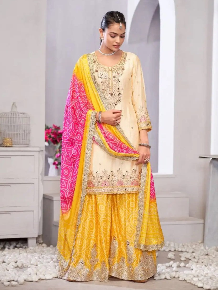 Mahika Palazzo Suit - Roop Darshan