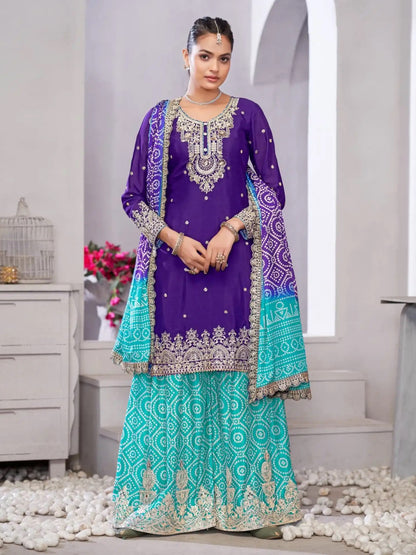 Mahika Palazzo Suit - Roop Darshan
