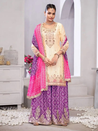 Mahika Palazzo Suit - Roop Darshan