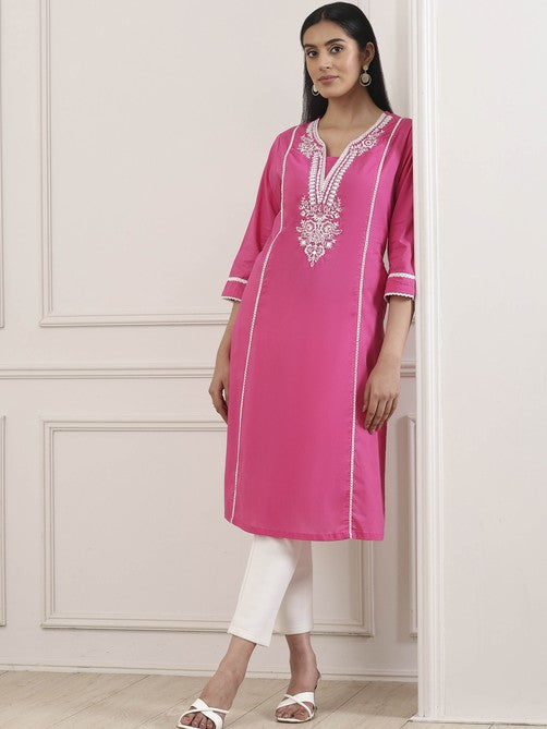 Biba Straight Kurti – Roop Darshan